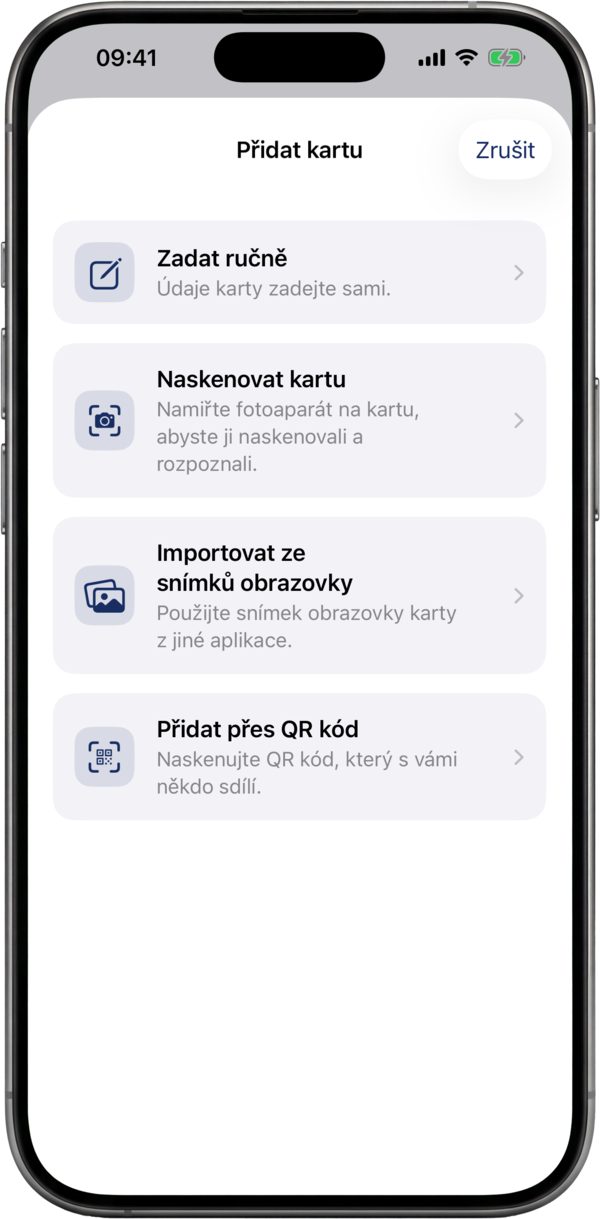 Naskenujte jakoukoli kartu