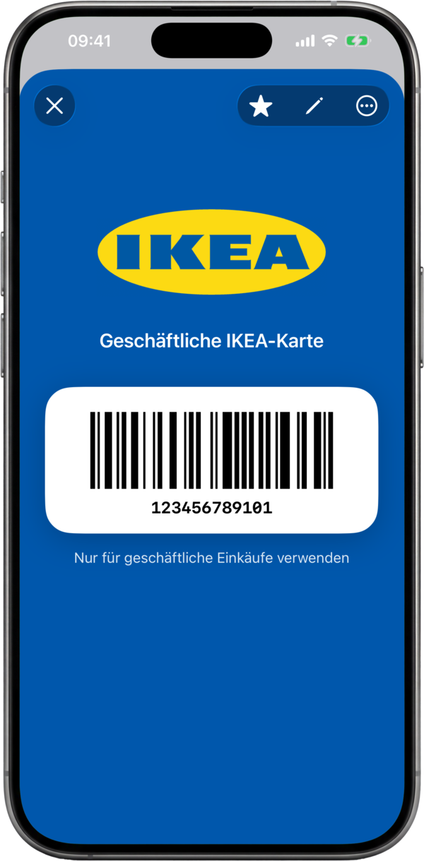 An der Kasse zeigen