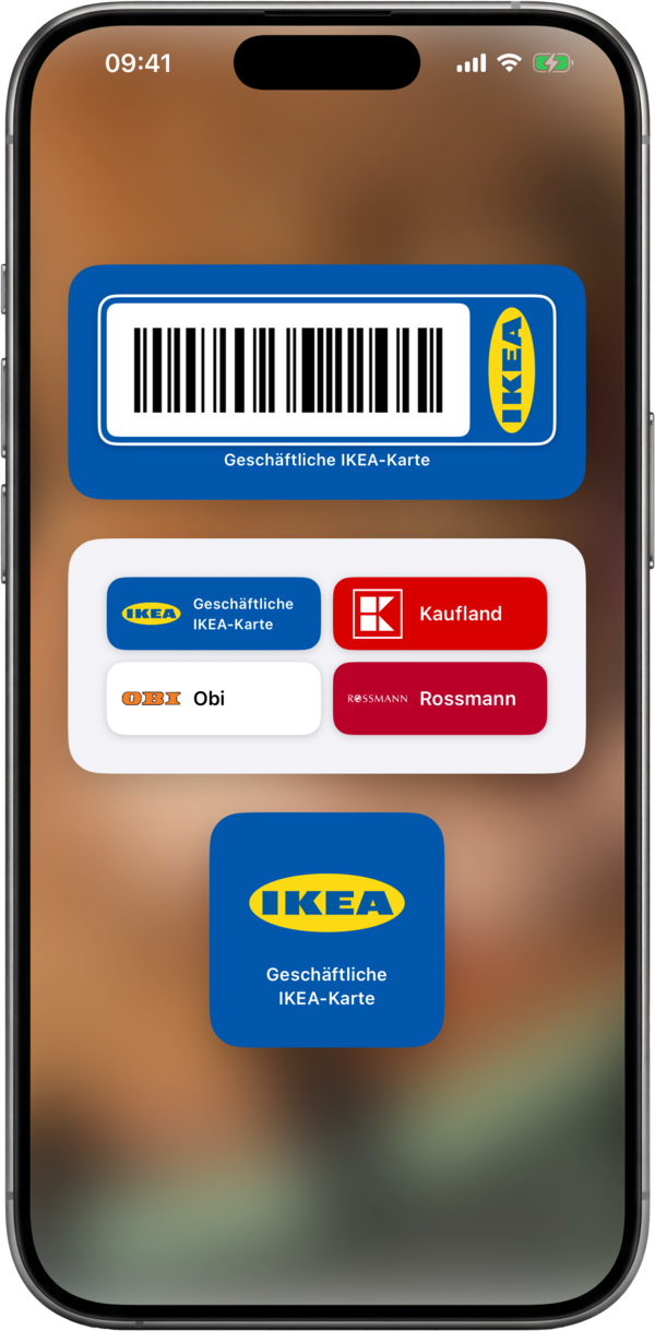 ShowCards-Widgets für Start- und Sperrbildschirm