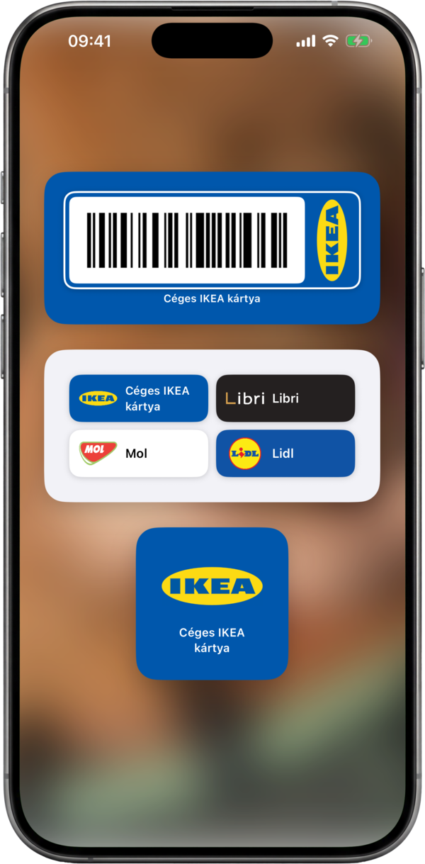 ShowCards widgetek a kezdő- és zárolási képernyőn