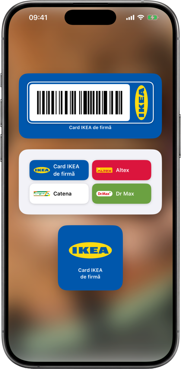 Widgeturi ShowCards pe ecranul principal și pe ecranul de blocare
